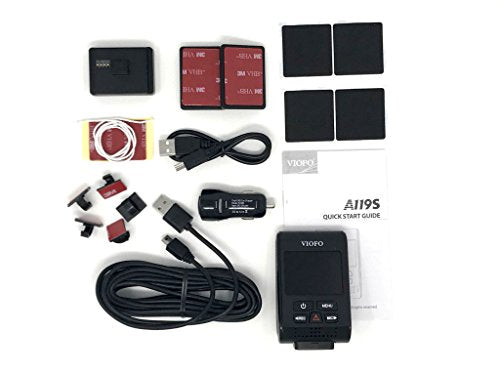 VIOFO A119S V2 Dash Camera with GPS Logger (Latest 2018 Edition)