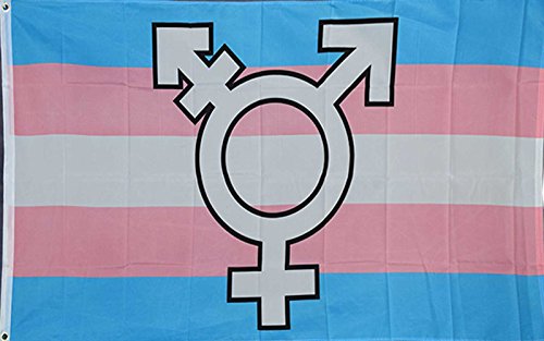 NEOPlex 3' x 5' Novelty Flag - Transgender Logo