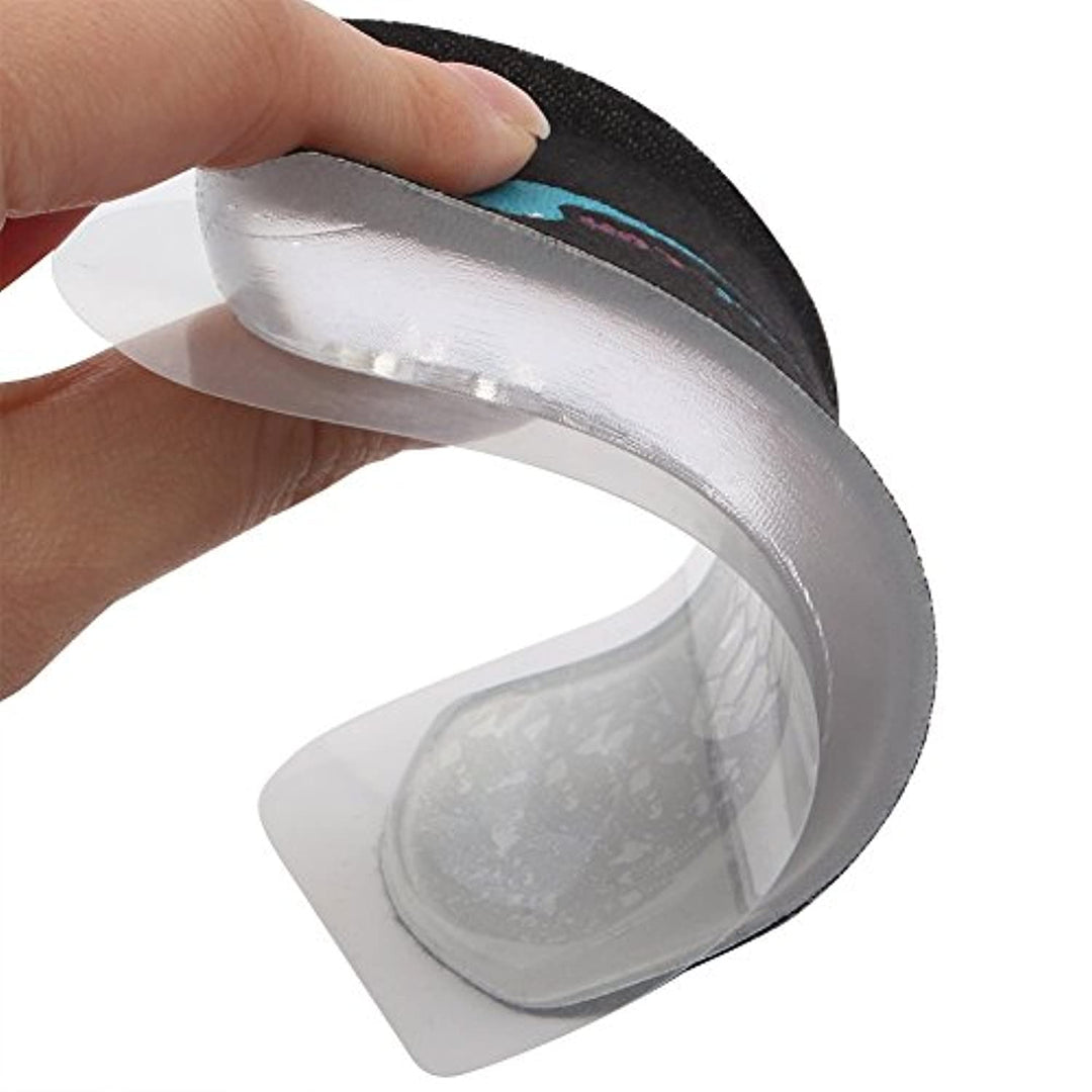 Silicone Heel Cushion Inserts - 0.4 Inches Height Increase Insoles - Achilles Tendonitis For Men