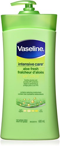 Vaseline Intensive Care Unscented Body Lotion 600mL