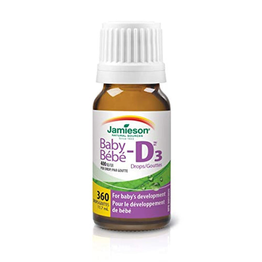 Jamieson Baby-D Vitamin D3 400 IU Droplets