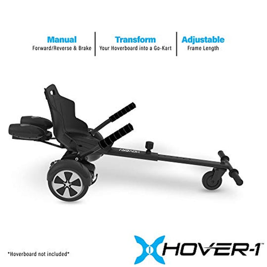 Hover-1 Falcon 1 Hoverboard Seat Attachment Turbo Light, Transform Your Hoverboard into Go-Kart