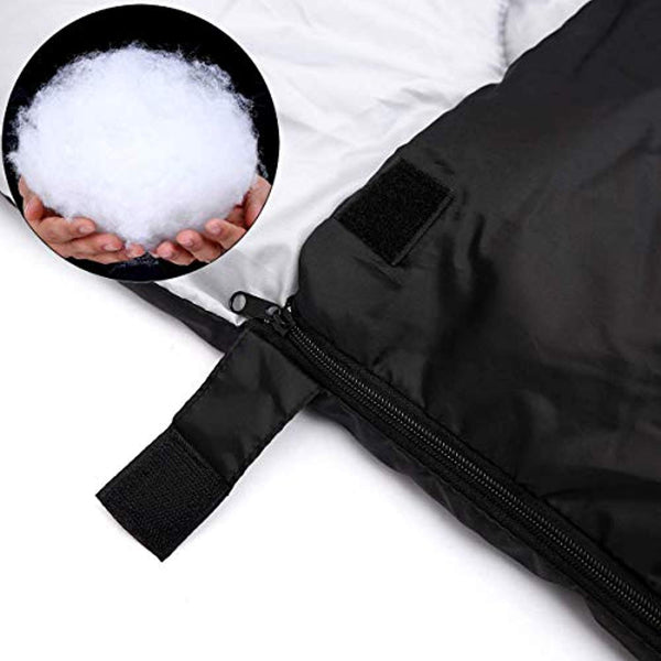 Double Sleeping Bag with 2 Pillows and Carrying Bag, Ohuhu Waterproof Lightweight 2 Person Sleeping Adult Bag for Camping, Backpacking, Hiking