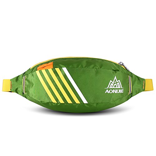 AoMagic Lightweight Durable Water Resistant Breathable Sport Fanny Pack Olive