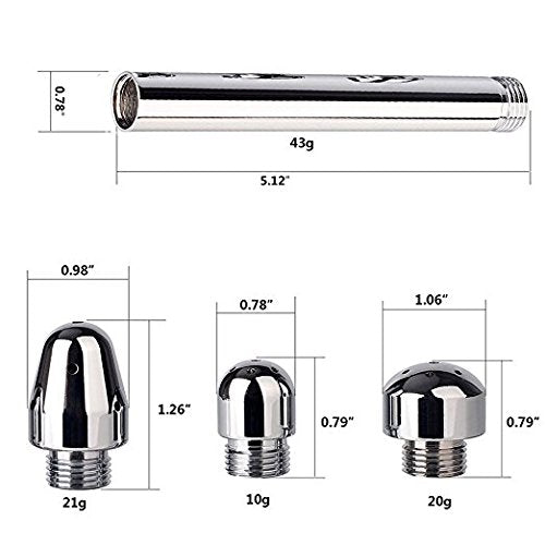 Home Shower Enema Nozzle Kits 3 Style Cleaner Aluminum Heads Vaginal Anal Plug Cleaning Colon Douche System