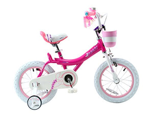 RoyalBaby Jenny & Bunny Girl's Bike with basket, 12, 14, 16 or 18 inch girls bike with training wheels, gifts for kids, girls' bicycles