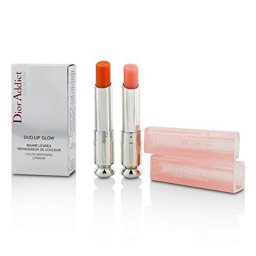Dior Addict Lip Glow Duo - Pink & Coral Set