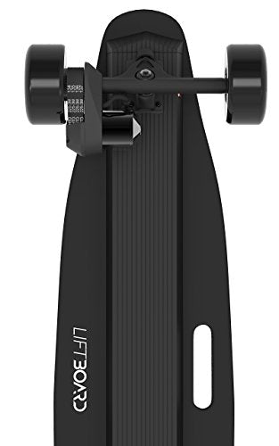 LiftBoard Single Motor Belt Driven Electric Skateboard, Black, 39"