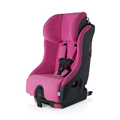 Clek Foonf Rigid Latch Convertible Baby and Toddler Car Seat, Rear and Forward Facing with Anti Rebound Bar, Flamingo 2017