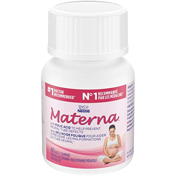 Materna Materna + Dha Prenatal Supplement, Combo-Pack (60 Tablets + 60 Soft gels), 120 Count