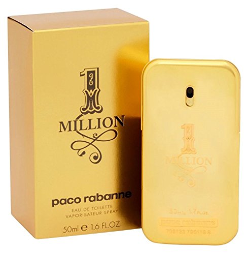 Paco Rabanne 1 Million Eau De Toilette Spray for Men, 1.7 fl. Oz.