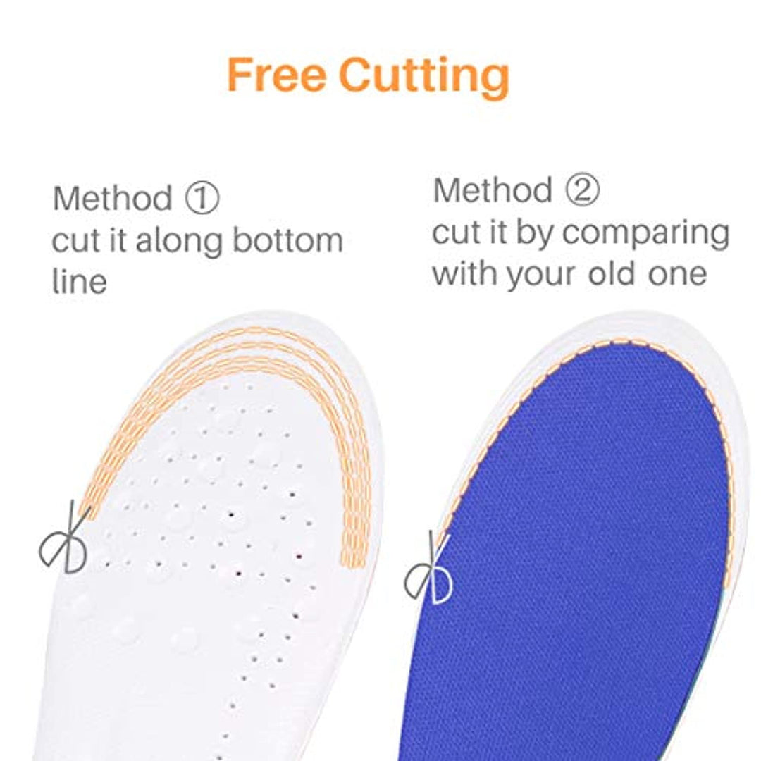 Kalevel Invisible Heightening Insole Shoe Inserts Height Lift 1 Inch 2.5cm Taller Height Lifting Inserts Soft Shock Absorbing Breathable High Insoles for Women US Size 5-9