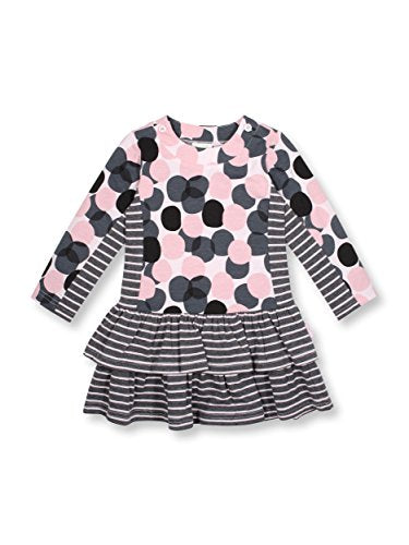 Le Top Think Pink Baby Girl Long Sleeve Dress -9M
