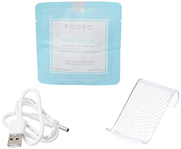 FOREO UFO SmartFacial Mask Treatment Device with Thermo/Cryo/LED Light Therapy and Sonic Pulsation