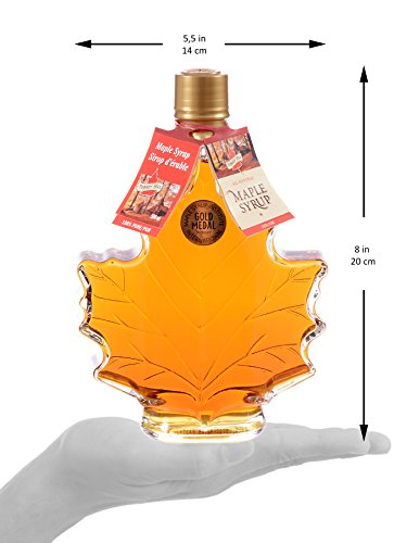 Turkey Hill 500mL Maple Leaf Glass Bottle Grade A Maple Syrup