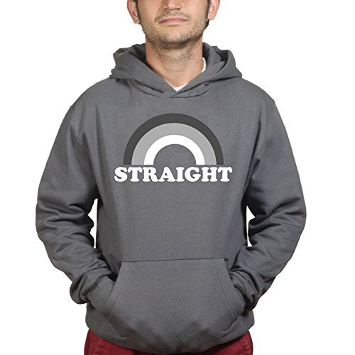 Straight LGBT Q Gay Pride Lesbian Rainbow Hoodie Hoody