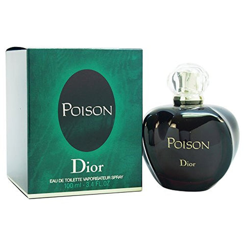 Christian Dior Poison by for Women Eau De Toilette Spray, 3.4-Ounce