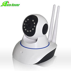 Auto Rover Wireless IP Camera HD 720P WiFi Security Network Surveillance Camera System Remote Motion Detect Infrared Night Vision with Motion Detection Pan/Tilt, 2 Way Audio and Baby Video Monitor Pet Cam