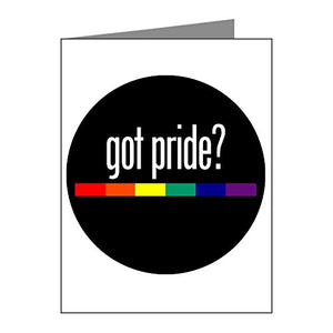 Note Card Got Pride Gay Pride Rainbow Flag
