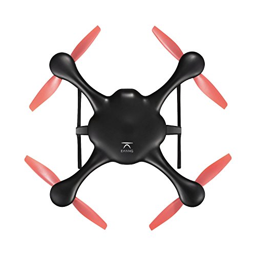 Ehang GHOSTDRONE 2.0 Aerial with 4K Sports Camera, iOS/Android Compatible, Black/Orange