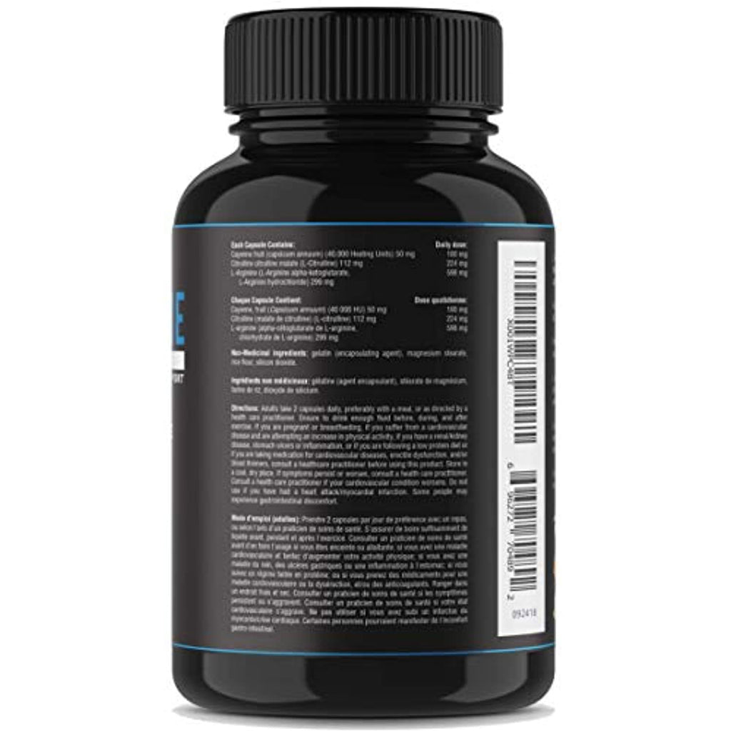 Havasu Nutrition L Arginine Capsules 598 Mg Extra Strength Athletic Canada Brands™ 5328