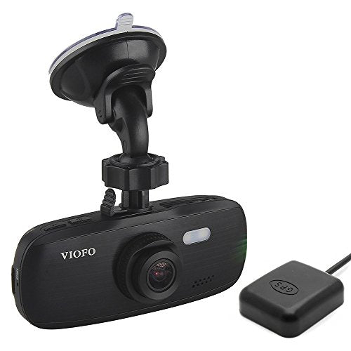 Blueskysea VIOFO G1W-S HD 1080P Super Capacitor Novatek96650 Sony IMX323 Car Dash Cam Camera DVR 2.7 Inch LCD Screen 145 Degree Wide Angle G-Sensor (G1W-S w/ GPS)