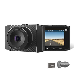 YI 2.7K Ultra Dash Cam with 2.7" LCD Screen, Dual-Core Processor, MEMS 3-axis G-Sensor, Voice Control and Night Vision