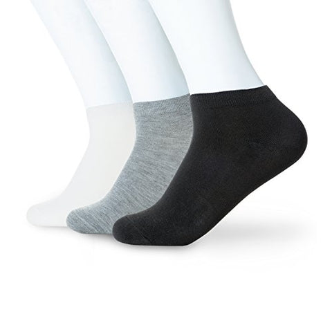 Mens Athletic Cushioned Low-Cut Socks, Casual Ankle Socks - 6 pairs