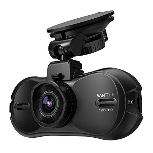 Vantrue X3 WiFi Dash Cam, Super HD 2.5K Dashboard Camera 1440P Car Camera Audio Recorder with Amba A12 Chip, Super HDR Night Vision, Parking Mode, Motion Detection, 170°Wide Angle, Loop Recording