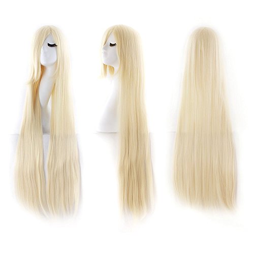 Anime Costume Long Straight Cosplay Wig (Light Blonde)