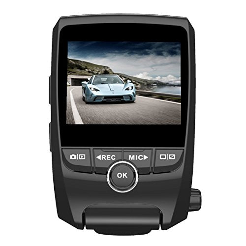 Pruveeo V7 2.4" LCD Full HD 1080P Dash Cam Front and Rear Dual Camera, 170+90 Degrees Wide Angle Lens, Dash Cameras for Cars with Night Vision, Dashboard Camera Car Driving Recorder DVR