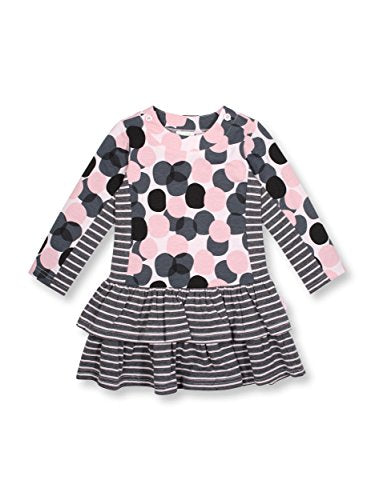 Le Top Think Pink Baby Girl Long Sleeve Dress -9M