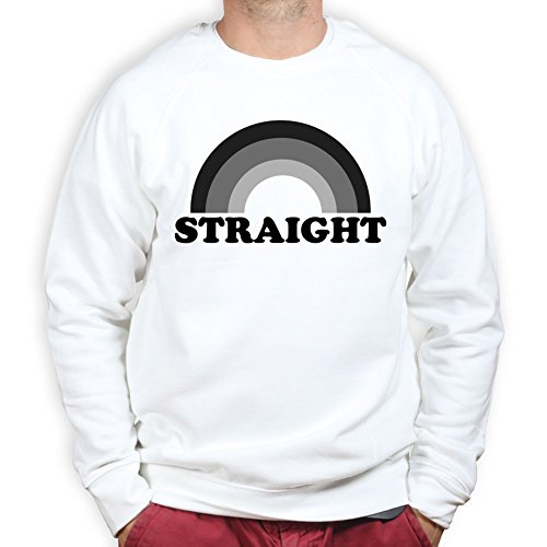 Straight LGBT Q Gay Pride Lesbian Rainbow Sweatshirt