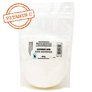 Texturestar Vitamin C (Ascorbic Acid) Powder - 454g (1Lb) | All Natural Daily Supplement, Food Grade, Additive Free