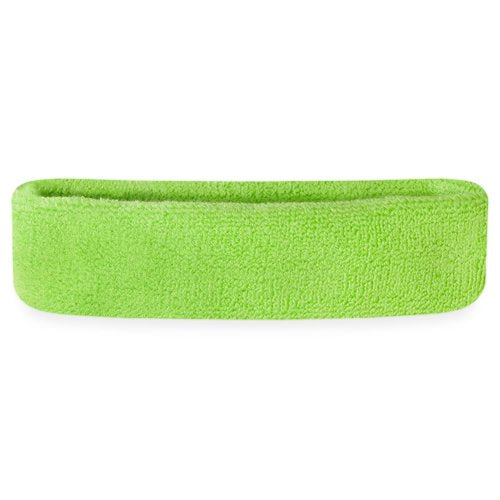 Suddora Headbands (Also in Neon Colors) - Athletic Cotton Terry Cloth Head Sweatband for Sports (Rainbow)