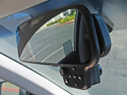 PAPAGO GS260-US Gosafe 260 Auto Dimming Rear View Mirror with Full HD 1080P Dashcam with 2.7-Inch LCD, Black