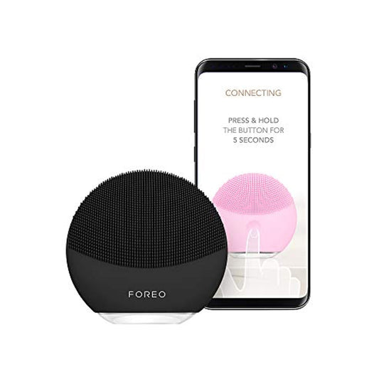 FOREO LUNA mini 3 Smart Electric Face Cleanser for All Skin Types Midnight