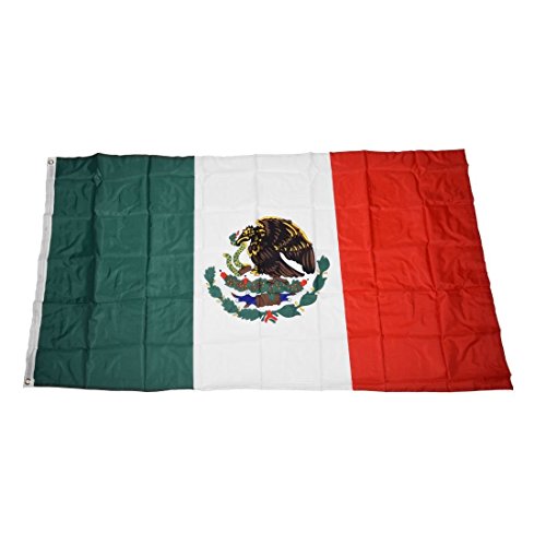 SODIAL(R) Mexico Flag 5ft x 3ft