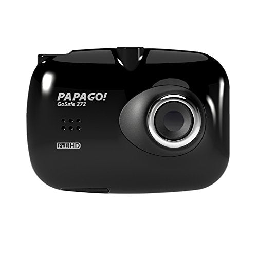 PAPAGO GS260-US Gosafe 260 Auto Dimming Rear View Mirror with Full HD 1080P Dashcam with 2.7-Inch LCD, Black