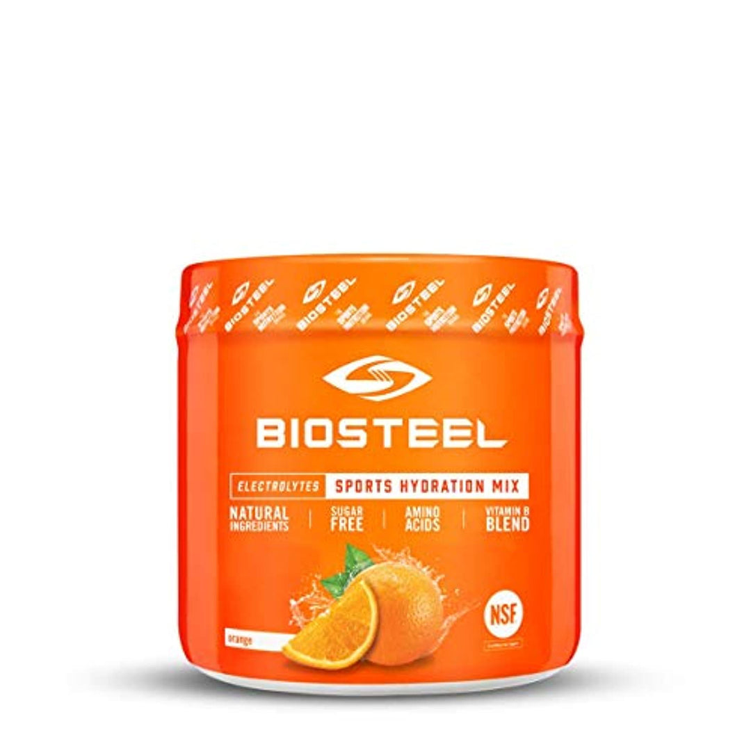 Biosteel High Performance Sports Drink Powder, Naturally Sweetened with Stevia, Orange, 140 Gram