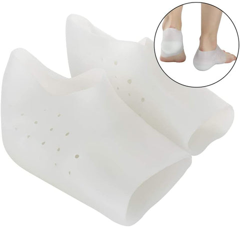 MERICP Height Increased Insole - Breathable Silicone Invisible Heel Lift Pad For Plantar Fasciitis, Heel Support And Heel Protector