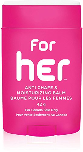 Body Glide for Her Moisturizing Anti Chafe Balm Stick (for Canadian Sale Only), 22g, Magenta