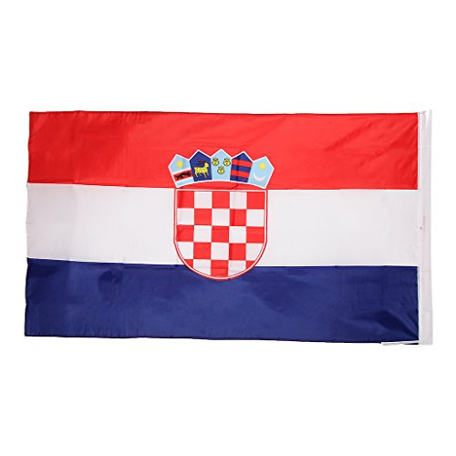 Croatia National Flag 5FT X 3FT World Cup Football Sports Competition Accessories