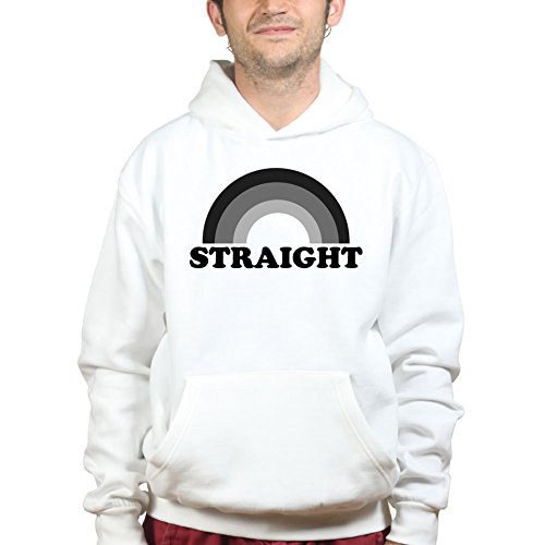 Straight LGBT Q Gay Pride Lesbian Rainbow Hoodie Hoody