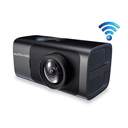 AUTO-VOX D6 WiFi Dash Cam, Dash Camera with GPS FHD 1080P Night Vision Car Dashboard Camera Driving Recorder with 165 Wide Angle, G-Sensor