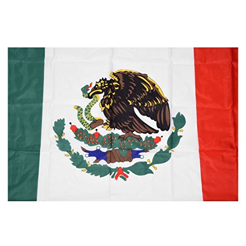SODIAL(R) Mexico Flag 5ft x 3ft