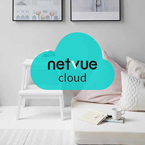 Netvue 1080P Home Security WiFi Camera, Wireless IP Camera, 24/7 Cloud Storage, Motion Detection P/T/Z, 2 Way Audio and Night Vision, Baby Monitor (1080P)