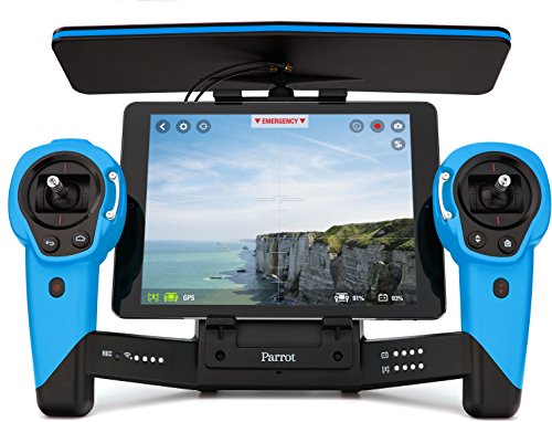 【新品】Parrot ドローン Bebop Drone + Skycontoll Parrot BeBop Drone 14 MP Full HD 1080p Fisheye Camera