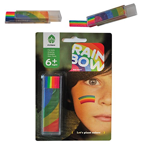 Rainbow Face Paint LGBT Gay Pride Flag Colours