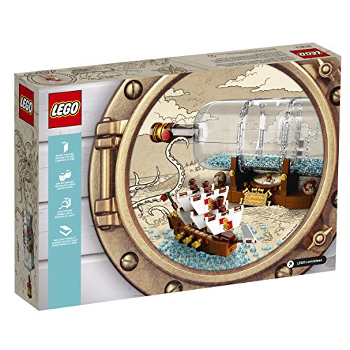 Lego Ideas Ship in a Bottle 21313 Building Kit (962 Piece)
